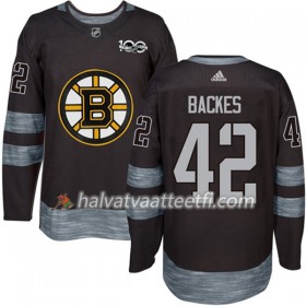 Miesten NHL Boston Bruins Pelipaita David Backes 42 1917-2017 100th Anniversary Adidas Musta Authentic
